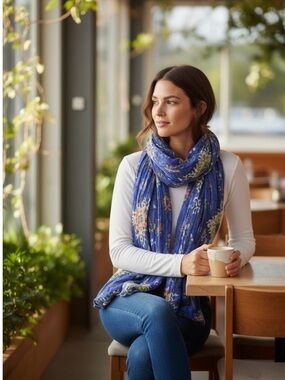 Women’s tribal loop scarf-one size